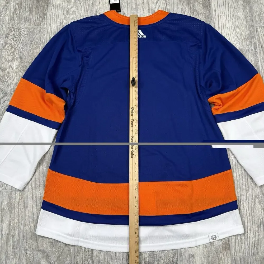 Adidas NHL New York Islanders Authentic Home Royal Hockey Jersey GT5618 Size 50